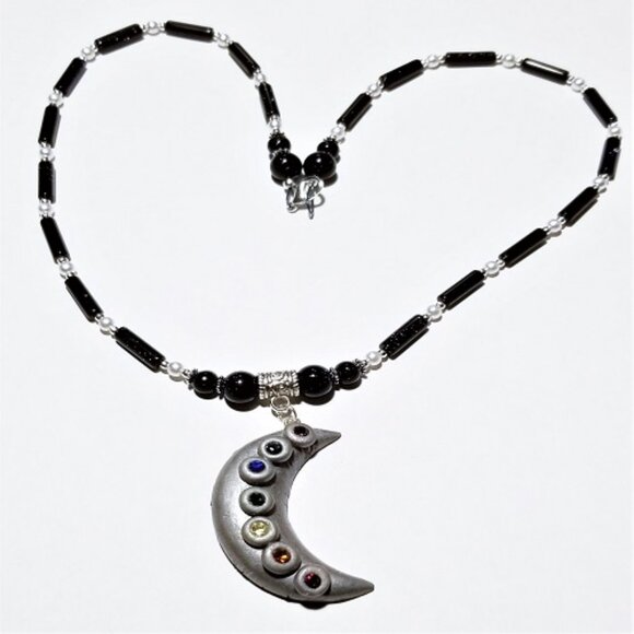 Chakra Moon Necklace - Picture 1 of 1